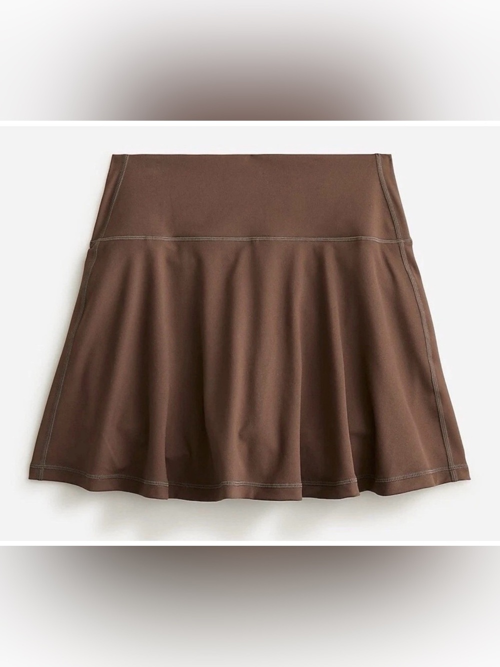 J. Crew Active Cloudstretch Brown Skort, Skirt, Shorts, Size XL